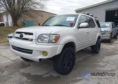2007 Toyota Sequoia Limited V8 from USA, damaged, VIN 5TDBT48A07S288341